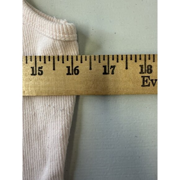 Hello Kitty Sanrio Tank Top Women XL Pink Cropped Ribbed Knit Sleeveless - Picture 4 of 8